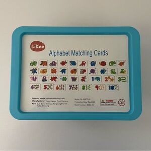 Alphabet & Number Matching Cards for Kids
